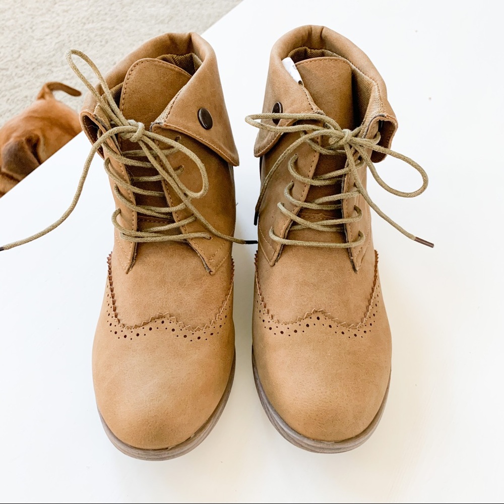 Steven Ella Camel Boots T1657 - Picture 4 of 8